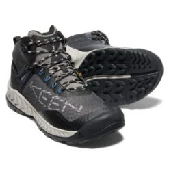 Keen Mens NXIS Evo Mid WP Waterproof Walking Boots - Magnet Bright Cobalt -Fashion Shoe Store MidWP MagnetBrightCobalt 3819932