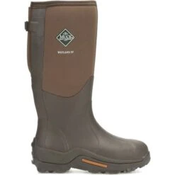 Muck Boots Mens Wetland XF WIDE Tall Adjustable Wellingtons - Bark -Fashion Shoe Store Muck WetlandXF Bark 1 8
