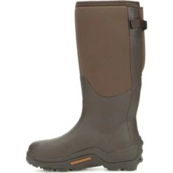 Muck Boots Mens Wetland XF WIDE Tall Adjustable Wellingtons - Bark -Fashion Shoe Store Muck WetlandXF Bark 3 8