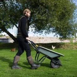 Muck Boots Mens Wetland XF WIDE Tall Adjustable Wellingtons - Bark -Fashion Shoe Store Muck WetlandXF Bark 8 8