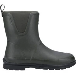 Muck Boots Mens Muck Originals Pull On Mid Wellington Boots - Green -Fashion Shoe Store MuckBoot OriginalPullOn Moss 1 18