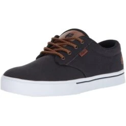 Etnies Mens Jameson 2 Eco Vegan Skate Shoes - Navy Tan White -Fashion Shoe Store NavyTanWhite 02 1000x1000603465 1