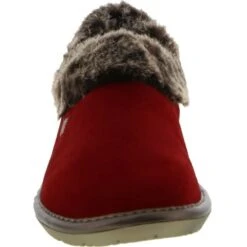 Nordikas Womens 1358 Top Line Outdoor Indoor Sole Bootie Slippers - Alfelpado Cereza Red -Fashion Shoe Store Nordikas 1358 O Cer 02 5