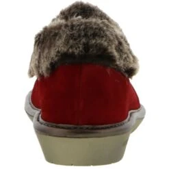 Nordikas Womens 1358 Top Line Outdoor Indoor Sole Bootie Slippers - Alfelpado Cereza Red -Fashion Shoe Store Nordikas 1358 O Cer 04 5