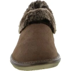 Nordikas Womens 1358 Top Line Outdoor Indoor Sole Bootie Slippers - Alfelpado Piedra Beige -Fashion Shoe Store Nordikas 1358 O Pied 02 5