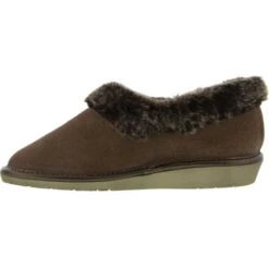 Nordikas Womens 1358 Top Line Outdoor Indoor Sole Bootie Slippers - Alfelpado Piedra Beige -Fashion Shoe Store Nordikas 1358 O Pied 03 5