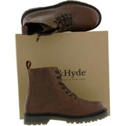 Oak & Hyde Womens Brixton 7 Boots - Brown -Fashion Shoe Store OaH Brixton DarkBrown PAIR 6