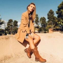 Oak & Hyde Womens Crest Boots - Cognac 16 Oak & Hyde Womens Crest Boots - Cognac -Fashion Shoe Store OaH CrestCesar Cognac 2 6