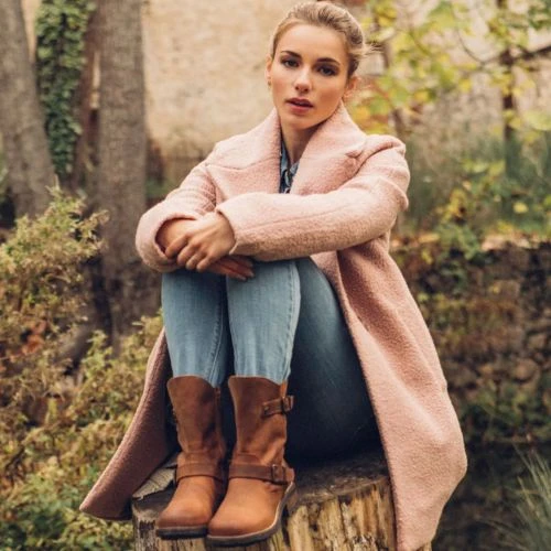 Oak & Hyde Womens Crest Demi Boots - Cognac 6 Oak & Hyde Womens Crest Demi Boots - Cognac - Image 4