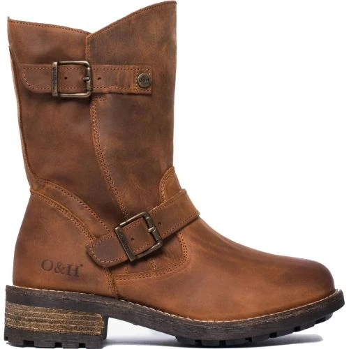 Oak & Hyde Womens Crest Demi Boots - Cognac 4 Oak & Hyde Womens Crest Demi Boots - Cognac - Image 2