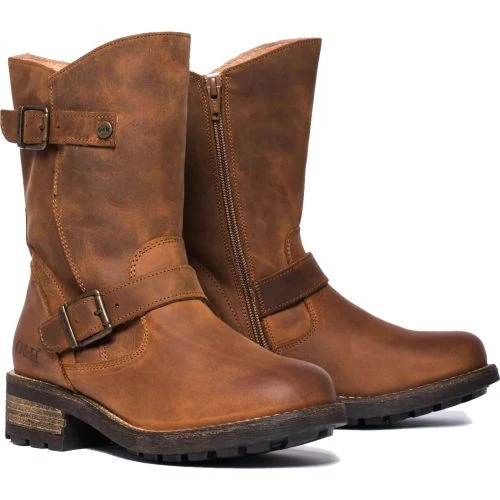 Oak & Hyde Womens Crest Demi Boots - Cognac 3 Oak & Hyde Womens Crest Demi Boots - Cognac