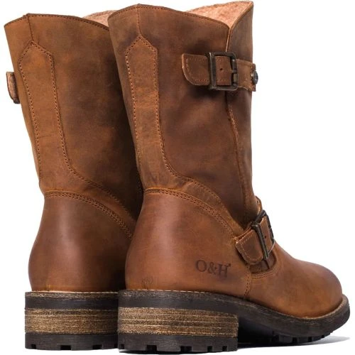 Oak & Hyde Womens Crest Demi Boots - Cognac 7 Oak & Hyde Womens Crest Demi Boots - Cognac - Image 5