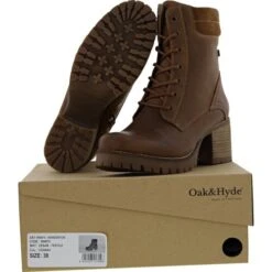 Oak & Hyde Womens Kensington Boots - Cognac -Fashion Shoe Store OaH Kensington Cognac SOLE 6