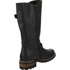 Oak & Hyde Womens Crest Leather Boots - Black -Fashion Shoe Store OakandHyde Crest Black 2 7