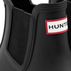 Hunter Womens Original Chelsea Short Wellies Rain Boots - Black -Fashion Shoe Store OriginalChelsea AllBlack 6553037