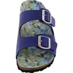 Oxygen Womens Phoebe Vegan Sandals - Blue -Fashion Shoe Store Oxygen Phoebe Blue V 7