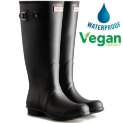 Hunter Womens Original Tall Wide Fit Wellington Boots - Black