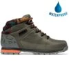 Timberland Mens Euro Sprint Fabric Mid Waterproof Ankle Boots - Dark Green Camo - A2K7Q -Fashion Shoe Store PS2689 2 WP