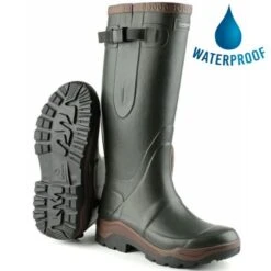 Cotswold Mens Compass Neoprene Wellington Boots - Green