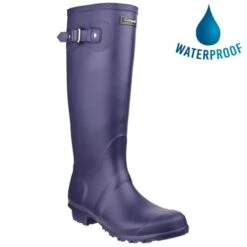 Cotswold Womens Sandringham Original Tall Wellington Boots - Purple