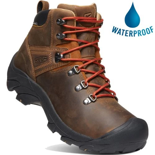Keen Mens Pyrenees Waterproof Walking Boots - Syrup 3 Keen Mens Pyrenees Waterproof Walking Boots - Syrup