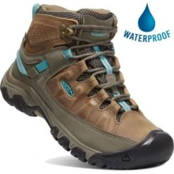 Keen Womens Targhee III Mid WP Waterproof Boots - Toasted Coconut Porcelain