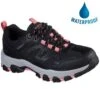 Skechers Womens Selmen West Highland Waterproof Trainer - Black Charcoal -Fashion Shoe Store PS3017 9