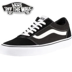 Vans Mens Ward Trainers - Black White