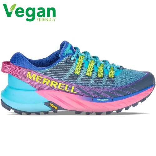 Merrell Womens Agility Peak 4 Vegan Trail Running Shoes - Atoll 3 Merrell Womens Agility Peak 4 Vegan Trail Running Shoes - Atoll