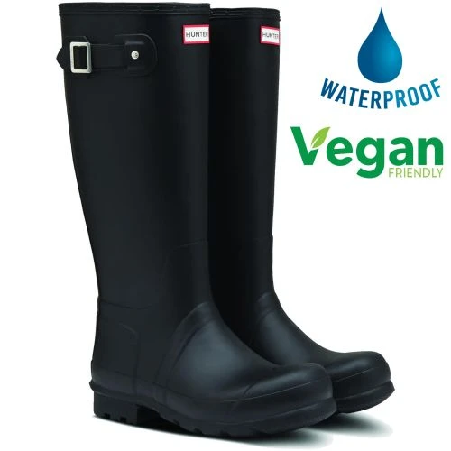 Hunter Mens Original Tall Insulated Wellies - Black 3 Hunter Mens Original Tall Insulated Wellies - Black