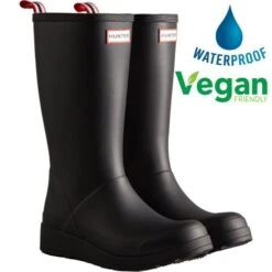 Hunter Womens Original Play Tall Insulated Wellington Boots - Black