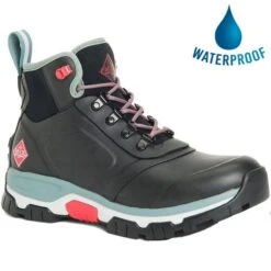 Muck Boots Womens Apex Lace Wellington Ankle Boots - Black