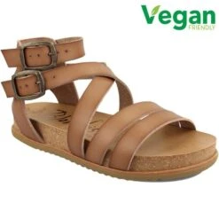 Blowfish Malibu Womens Fandie Gladiator Sandal - Arabian Sand Dyecut