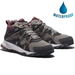 Timberland Womens Garrison Trail Mid Waterproof Walking Boots - Grey - A2FBK