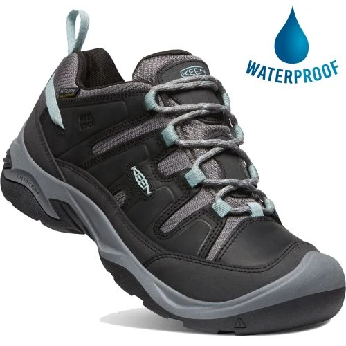 Keen Womens Circadia Waterproof Walking Shoes - Black Cloud Blue 3 Keen Womens Circadia Waterproof Walking Shoes - Black Cloud Blue