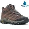 Merrell Mens Moab 3 Mid GTX Waterproof Walking Hiking Boots - Bracken -Fashion Shoe Store PS3763 1