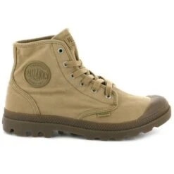 Palladium Mens Pampa Hi Canvas Combat Ankle Boots - Woodlin
