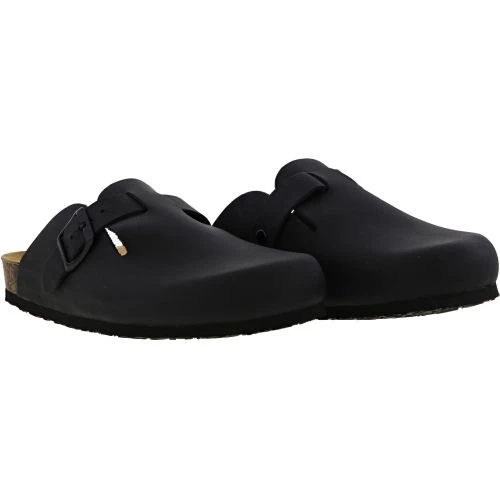 Plakton Mens Gibraltar Clogs - Black 4 Plakton Mens Gibraltar Clogs - Black - Image 2