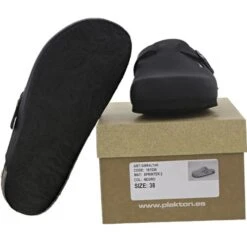 Plakton Womens Gibraltar Clogs - Black -Fashion Shoe Store Plakton Gibraltor Black SOLE 10