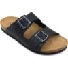 Plakton Womens Malaga Adjustable Slide Sandals - Black -Fashion Shoe Store Plakton Malaga 180010 Black 2 7