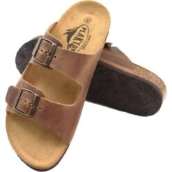 Plakton Womens Malaga Adjustable Slide Sandals - Roble Tan -Fashion Shoe Store Plakton Malaga 180010 Tan 4 7