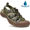 Keen Mens Newport H2 Sandals - Camo Olive Drab