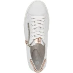 Remonte Womens D0903-81 Trainers - White Rose Gold -Fashion Shoe Store Remonte D0903 White 4 6