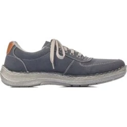 Rieker Mens 03030 Wide Fit Shoes - Blue -Fashion Shoe Store Rieker 03030 14 Blue 2 11