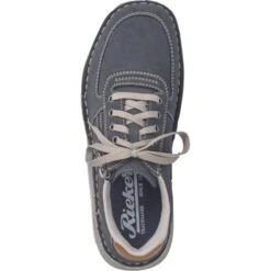 Rieker Mens 03030 Wide Fit Shoes - Blue -Fashion Shoe Store Rieker 03030 14 Blue 4 11
