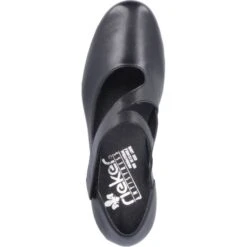 Rieker Womens 41793-02 Court Shoes - Black Black -Fashion Shoe Store Rieker 41793 Black 4 6