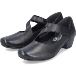 Rieker Womens 41793-02 Court Shoes - Black Black -Fashion Shoe Store Rieker 41793 Black 8 6
