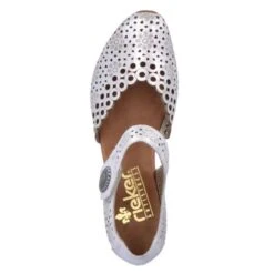 Rieker Womens 43753-90 Shoes Sandals - Delphi Silver -Fashion Shoe Store Rieker 43753 90 Silver 4 6