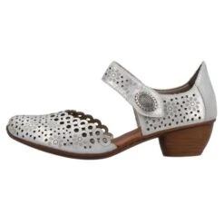 Rieker Womens 43753-90 Shoes Sandals - Delphi Silver -Fashion Shoe Store Rieker 43753 90 Silver 5 6