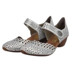 Rieker Womens 43753-90 Shoes Sandals - Delphi Silver -Fashion Shoe Store Rieker 43753 90 Silver 7 6